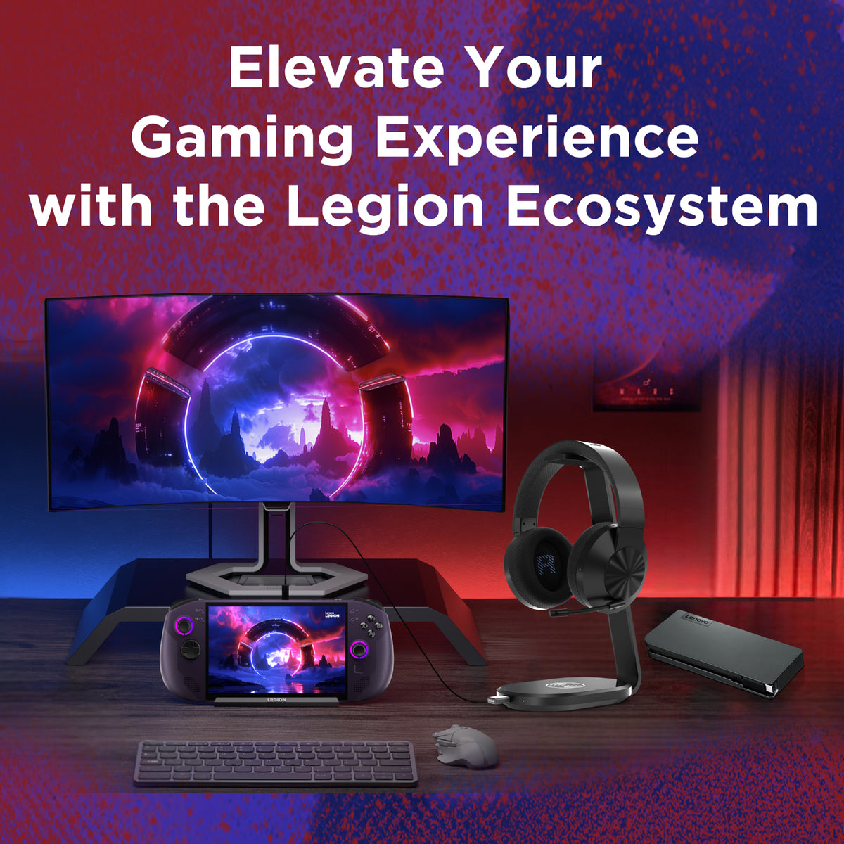 Lenovo Legion Go S 8ARP1 portable game console 20.3 cm (8") 512 GB Touchscreen Wi-Fi Black, Violet