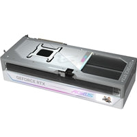 Gigabyte NVIDIA GeForce RTX 5090 AORUS MASTER ICE 32G Graphics Card, 32GB GDDR7, 21760 CUDA Cores, 2655 MHz Core Clock, Triple Fan, White, RGB, 3x DisplayPorts / 1x HDMI Port