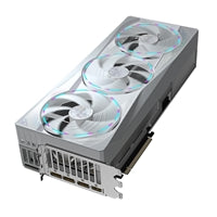 Gigabyte NVIDIA GeForce RTX 5090 AORUS MASTER ICE 32G Graphics Card, 32GB GDDR7, 21760 CUDA Cores, 2655 MHz Core Clock, Triple Fan, White, RGB, 3x DisplayPorts / 1x HDMI Port