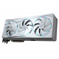 Gigabyte NVIDIA GeForce RTX 5090 AORUS MASTER ICE 32G Graphics Card, 32GB GDDR7, 21760 CUDA Cores, 2655 MHz Core Clock, Triple Fan, White, RGB, 3x DisplayPorts / 1x HDMI Port