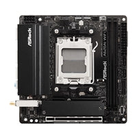 ASRock A620AI WIFI AMD AM5 Socket Motherboard, Mini-ITX, 2x DDR5 Slots, 2x M.2 Socket, 2.5GbE LAN, Wi-Fi 6E, 1x HDMI Port