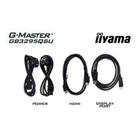 iiyama G-Master Red Eagle gaming monitor GB3272QSU-B1 32" Black, 2560 x 1440, 0.5ms, 180hz, Nvidia G-Sync, HDMI, DisplayPort, Height Adjustable, PIP and PBP
