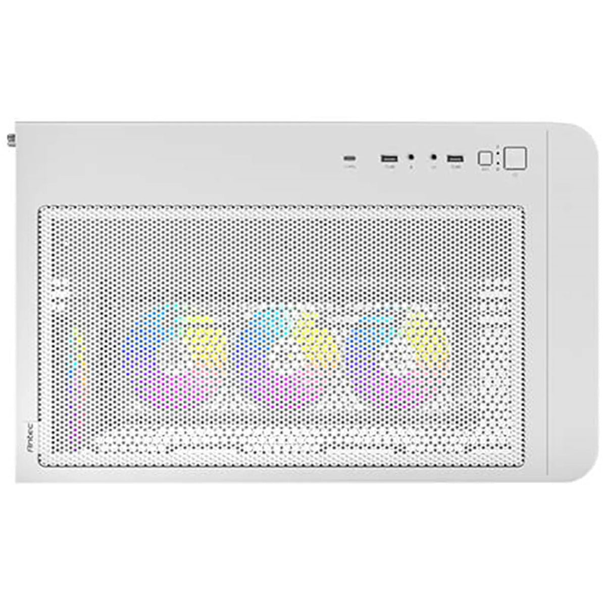 ANTEC Constellation C5 Curve White ARGB Case, Curved Glass Panels, Dual Chamber, Support back-connect motherboards, 4 x ARGB PWM fans with built-in fan controller, ATX, Micro-ATX, ITX