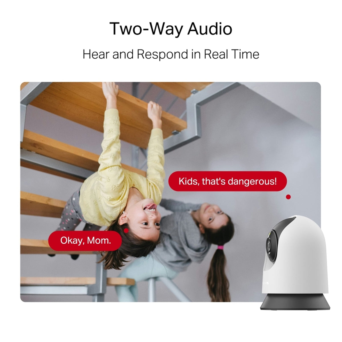 Mercusys MC210 Pan/Tilt Home Security Wi-Fi Camera