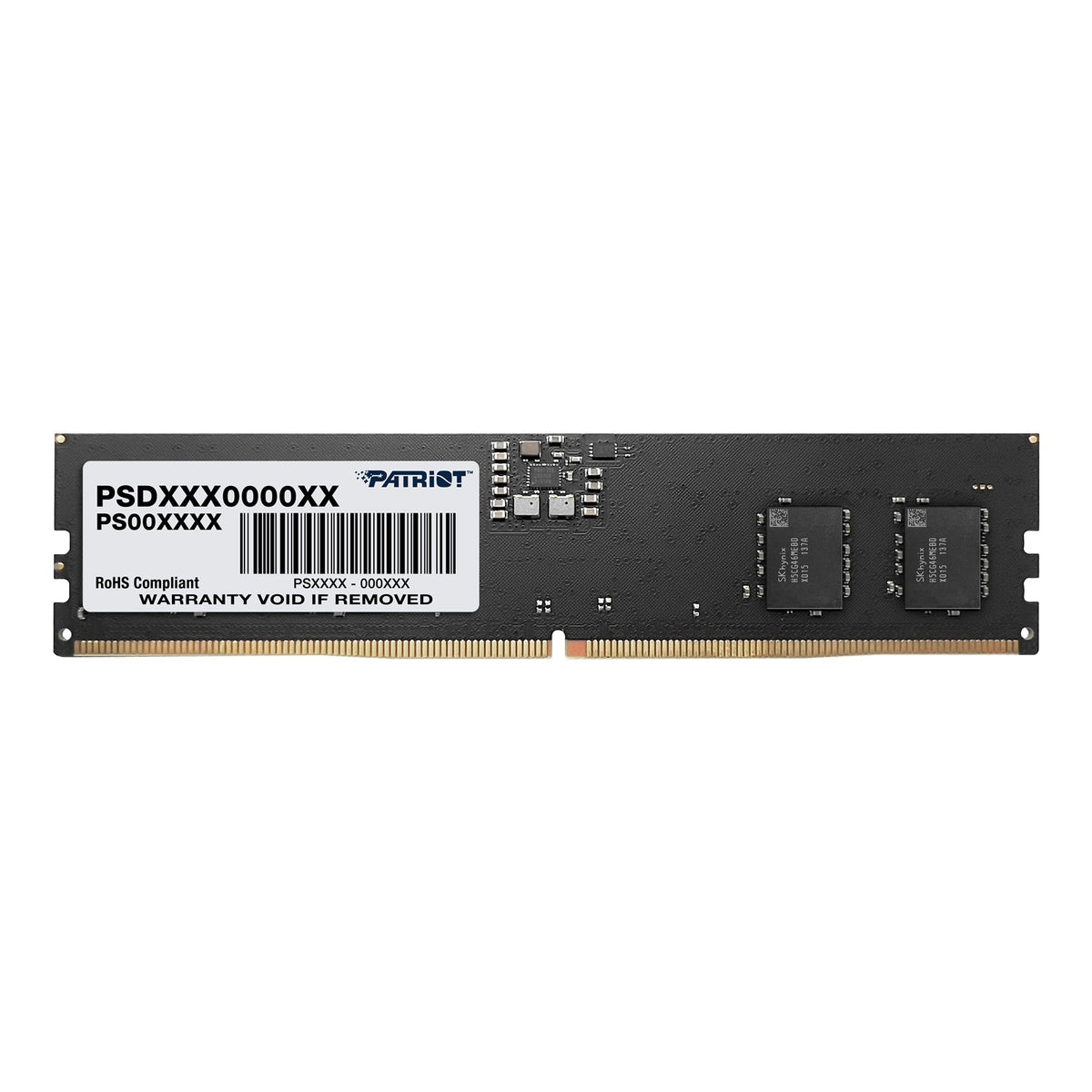 Patriot Signature PSD516G480081 16GB (1x 16GB) DIMM System Memory, 4800MHz, DDR5, CL40