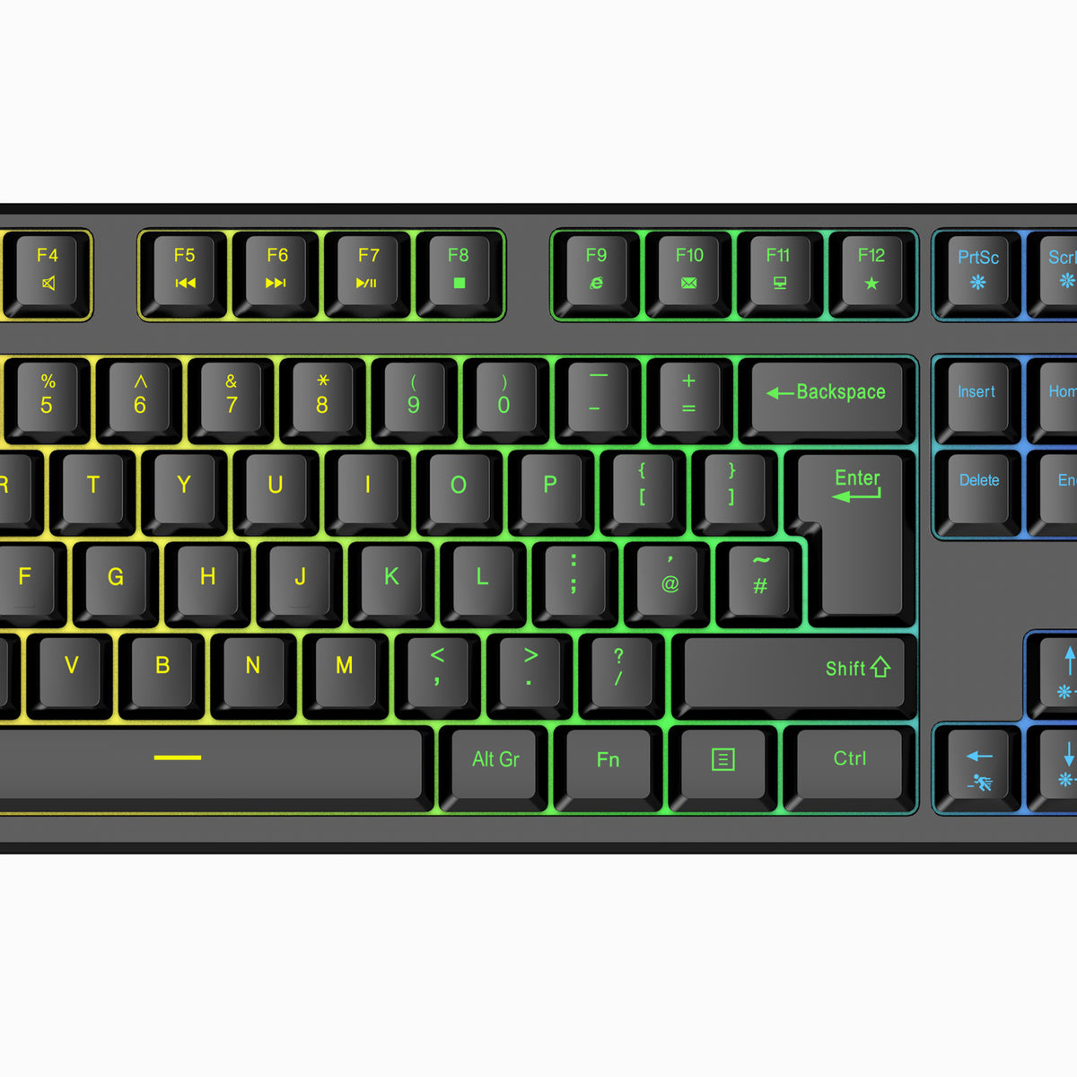 VIDA REBEL 2IN1 BLACK USB DESK KIT keyboard Mouse included Gaming QWERTY UK English