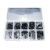 120 pezzi assortimento anelli elastici