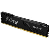 Kingston FURY Beast KF432C16BB/8 8GB (1x 8GB) DIMM System Memory, 3200MHz, DDR4, CL16, Black, Intel XMP