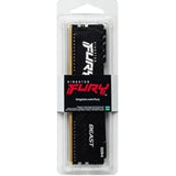 Kingston FURY Beast KF432C16BB/8 8GB (1x 8GB) DIMM System Memory, 3200MHz, DDR4, CL16, Black, Intel XMP