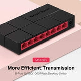 Mercusys MS108G 8 Port Gigabit Ethernet Network Switch