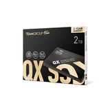 Team QX2 (T253X7002T0C101) 2TB 2.5 Inch SSD, Sata 3 Interface, Read 560MB/s, Write 550MB/s, 3 Year Warranty