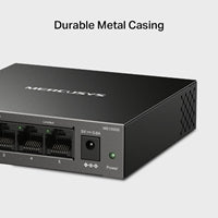 Mercusys MS105GS 5 Port Gigabit Ethernet Network Switch Steel Case