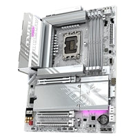 Gigabyte Z890 AORUS ELITE WIFI7 ICE Intel 1851 Socket Motherboard, ATX, 4x DDR5 Slots, 4x M.2 Sockets, Fitted I/O Shield, 2.5GbE LAN, Wi-Fi 7, 1x DisplayPort / 1x USB-C (USB4)
