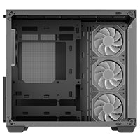 DeepCool CG530 4F Mid-Tower Case with Tempered Glass Panels, 4 Pre-Installed ARGB Fans, and Optimal Airflow Support, Black