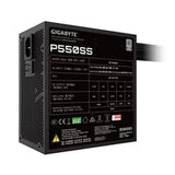GIGABYTE GP-P550SS 550W 80 PLUS Silver Certified Power Supply - ATX 3.0 Standard, Quiet 120mm Fan, Flat Cable Design, BULK PACK
