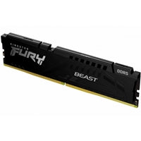 Kingston FURY Beast KF556C40BB-8 8GB (1x 8GB) DIMM System Memory, 5600MHz, DDR5, CL40, Black, Intel XMP