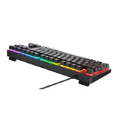 Tecware Phantom+ 80% TKL RGB Mechanical Gaming Keyboard with Wraith Red Switches Black