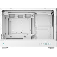 DeepCool CH260 White Micro-ATX Case, High-Airflow Compact PC Case with Tempered Glass Panel, USB-C Port, Supports 360mm Radiator, ATX PSU, Black
