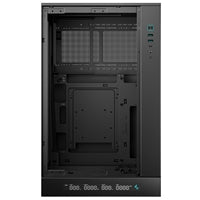 DeepCool CH270 Digital Micro-ATX Case, Mini-Tower PC Case with Tempered Glass Side Panel, USB-C Port, High Airflow Support for 360mm Radiator, ATX PSU, Black