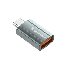 ColorWay Grey Adapter USB-A To Type-C