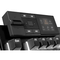 Be Quiet! Dark Mount Silent Linear Modular ARGB Gaming Keyboard with 8 Customisable Display Keys, Silent Linear Orange Switches, Detachable Numpad & Stream Dock