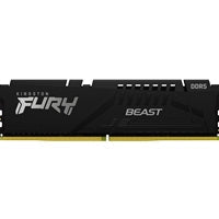 Kingston FURY Beast KF552C40BBK2-16 16GB (2x 8GB) DIMM System Memory, 5200MHz, DDR5, CL40, Black, Intel XMP