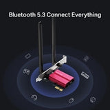 Mercusys MA86XE AXE5400 Tri-Band Wi-Fi 6E Bluetooth PCI Express Adapter