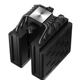 DeepCool AG620 BK ARGB V2 Dual-Tower CPU Air Cooler with 120mm ARGB Fans, Compatible with Intel LGA 1851/1700/1200/115x & AMD AM5/AM4, High-Performance Quiet Cooling, Matte Black