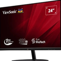 ViewSonic VA2432-MHD-3 24 Inch Full HD 100Hz IPS Monitor with DisplayPort, HDMI and VGA