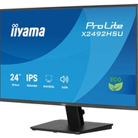 iiyama ProLite monitor X2492HSU-B1 24-Inch, Full HD, IPS, 120Hz, Black, 4-side slim bezel and B energy class, HDMI, Display Port, USB Hub