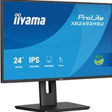 Iiyama ProLite 24-Inch 120Hz Full HD IPS Height Adjustable Monitor with Slim Bezel, HDMI, DisplayPort & USB Hub