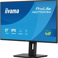 iiyama XB2792HSU-B1 27-Inch Eco IPS LCD, 120Hz, 1ms, Eyesafe & EyeComfort Certified, 1920x1080, 300 cd/m (2) Brightness, 1x HDMI,1 x DisplayPort, 2 x USB, 2 x 2W Speakers, TCO10, TUV-GS, Epeat Silver, Height Adjustable Stand