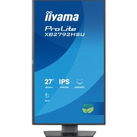 iiyama XB2792HSU-B1 27-Inch Eco IPS LCD, 120Hz, 1ms, Eyesafe & EyeComfort Certified, 1920x1080, 300 cd/m (2) Brightness, 1x HDMI,1 x DisplayPort, 2 x USB, 2 x 2W Speakers, TCO10, TUV-GS, Epeat Silver, Height Adjustable Stand