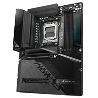 Gigabyte X870 AORUS STEALTH AMD AM5 Socket Motherboard, ATX, 4x DDR5 Slots, 4x M.2 Socket, 5GbE LAN, WiFi 7, 1x HDMI Port / 2x USB-C (USB4)
