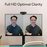 Logitech C920S HD Pro Webcam, Full HD 1080p/30fps Video Calling, Clear Stereo Audio, HD Light Correction, Privacy Shutter, Streaming, Works With Skype,Zoom,FaceTime - Black