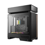 DeepCool CL6600 ARGB Modular Split-Chamber Mid-Tower ATX Case, Tempered Glass Panels,  Pre-installed 360mm ARGB Liquid Cooler, 2 x FL12R  SE ARGB Fans, USB 3.0, Mini-ITX/Mico-ATX/ATX, Black