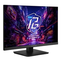 ASRock Phantom Gaming PG27FFT1B 27 Inch FHD (1920 x 1080) IPS Gaming Monitor, 180Hz 1ms (MPRT) Response Time, 2 x HDMI 2.0, 1 x DisplayPort 1.2, with Speakers