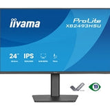 iiyama PROLITE XB2493HSU-B1 24 inch IPS Monitor, Full HD, 1ms, USB Hubx2, HDMI, DisplayPort, Freesync, 120Hz, Speakers, Black, ACR, Internal PSU, VESA, Height Adjustable