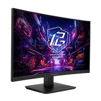 ASRock Phantom Gaming PG27QRT1B 27 Inch QHD (2560 x 1440) Curved 1500R VA Gaming Monitor, 180Hz 1ms (MPRT) Response Time, 2 x HDMI 2.0, 1 x DisplayPort 1.4, 1 x Headphone Out