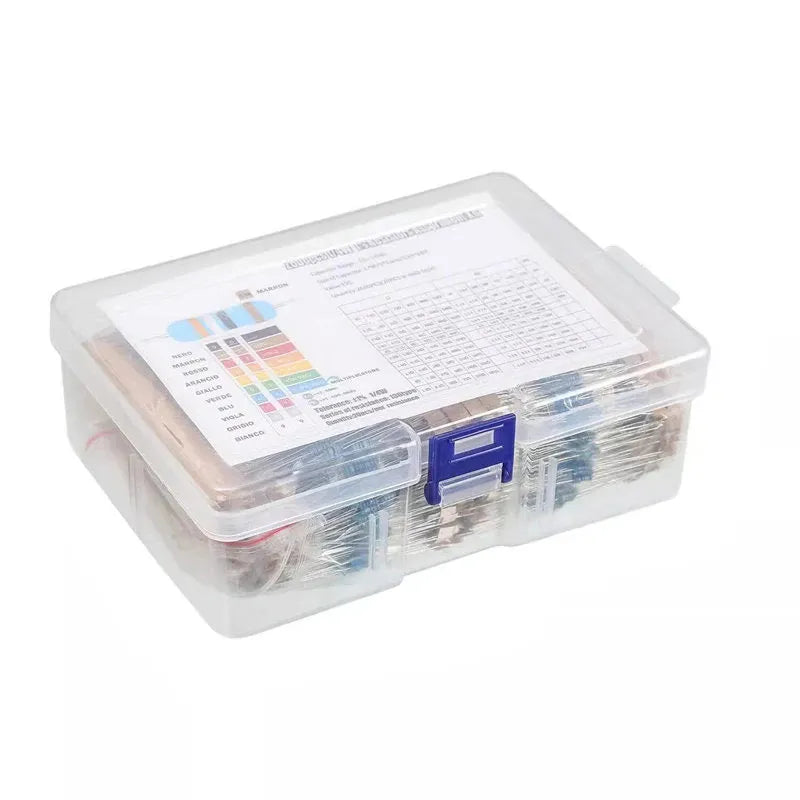 2600pcs 1/4w 1% Resistor Assortment