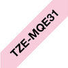 Brother TZEMQE31 label-making tape Black on pink TZe