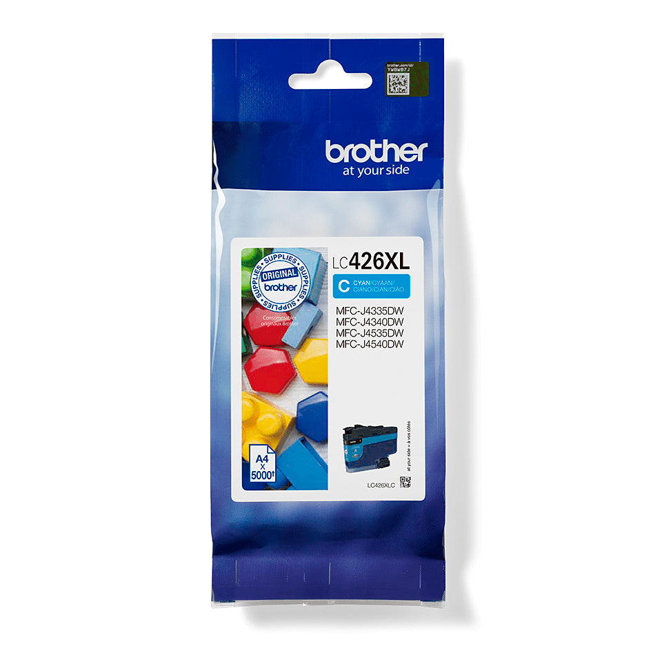 Brother LC-426XLC ink cartridge 1 pc(s) Original High (XL) Yield Cyan
