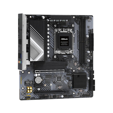 ASRock B650M-HDV/M.2 AMD AM5 Socket Motherboard, Micro-ATX, 2x DDR5 Slots, 2x M.2 Sockets, Fitted I/O Shield, 2.5GbE LAN, 1x DisplayPort / 1x HDMI Port