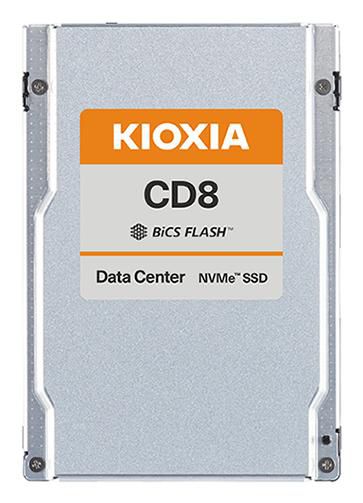 KIOXIA 2,5", 12800 GB, PCIe 4.0, NVMe 1.4, BiCS FLASH TLC, 6600 MB/s read, 6000 MB/s write
