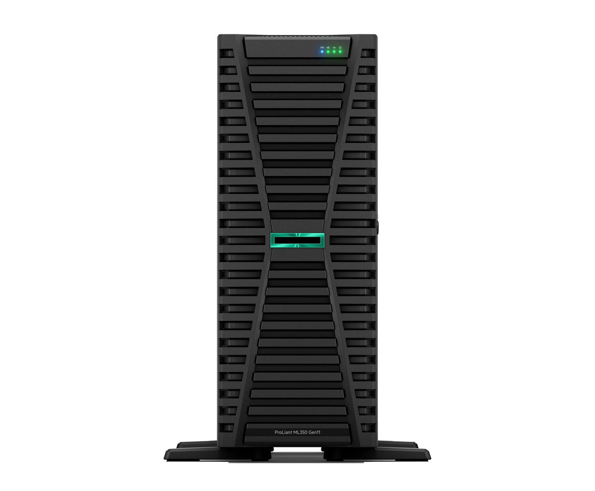 Hewlett Packard Enterprise ProLiant ML350 Gen11 4510 2.4GHz 12c 1P 1x32GB-R 4LFF 2x4TB HDD NC BCM5719 2x1000W PS EU Server