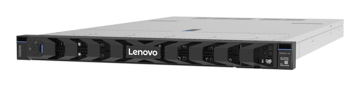 Lenovo 1x Intel Xeon 6517P, 4x 64GB, 940-8i 4GB, 8x 2.5" SAS/SATA; Open bay, 2x x16 G5 (LP,FH), 1x1300W TT Prem