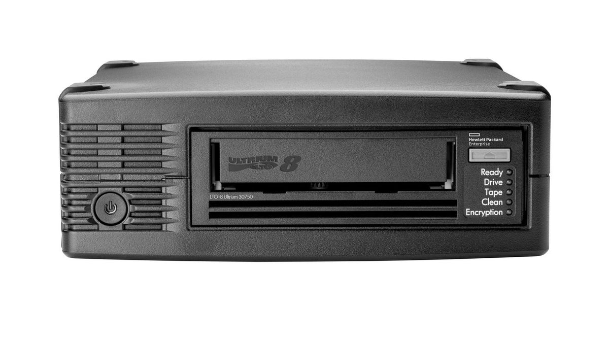Hewlett Packard Enterprise Storage LTO-8 Ultrium External Tape Drive 5x LTO-8 30TB Data Cartridges