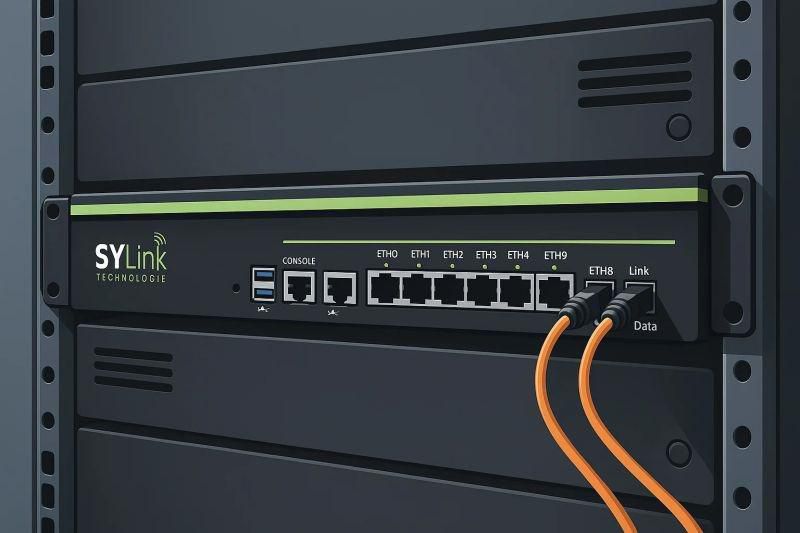 SYLink Pro Max 5000IP5Y, NDR+NGFW+Behavioral AI, 1U Rack, throughput 10 Gbps