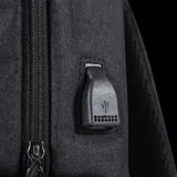 Marvo Scorpion Urbano 20 Black Waterproof 15.6 Inch Laptop Backpack with USB Charging Port (Black)