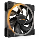 be quiet! Light Wings PWM Addressable RGB Fan, 120mm, 1700RPM, 4-Pin PWM Fan & 3-Pin ARGB Connectors, Black Frame, Black Blades, ARGB Lighting on Front & Rear